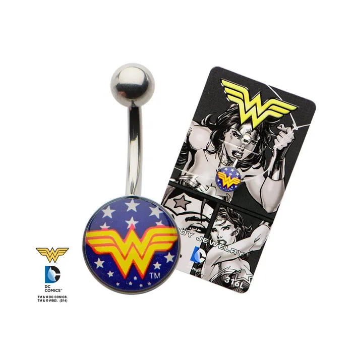 Tulsa Body Jewelry Rings Wonder Woman Belly Ring