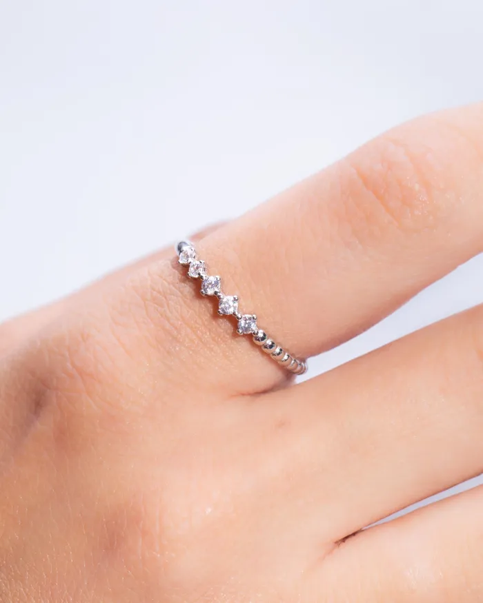 Zircon 0104 Ring KOAY Silver Store Rings