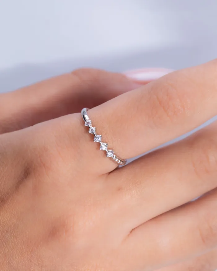 Zircon 0104 Ring KOAY Silver Store Rings