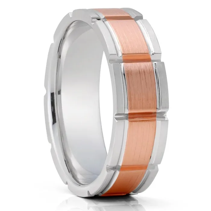 Clean Casting Jewelry Rings Rose Gold Wedding Ring Rose Gold Wedding Band 14k Rose Gold Ring White Gold Ring