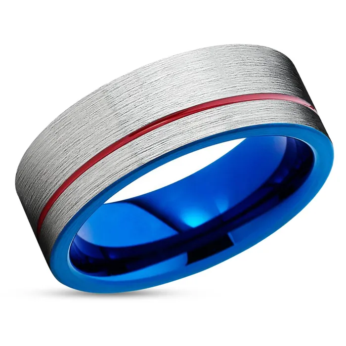 Clean Casting Jewelry Rings Tungsten Wedding Ring Red Wedding Ring Blue Tungsten Ring Engagement Ring Clean Casting Jewelry Rings Tungsten Wedding Ring Red Wedding Ring Blue Tungsten Ring Engagement Ring