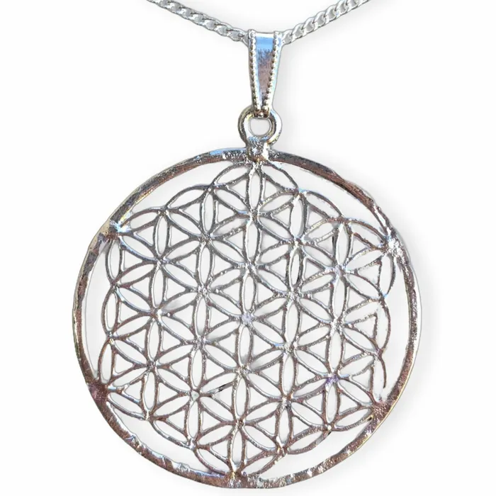 Magic Crystals Necklaces Flower of Life Pendant Necklace