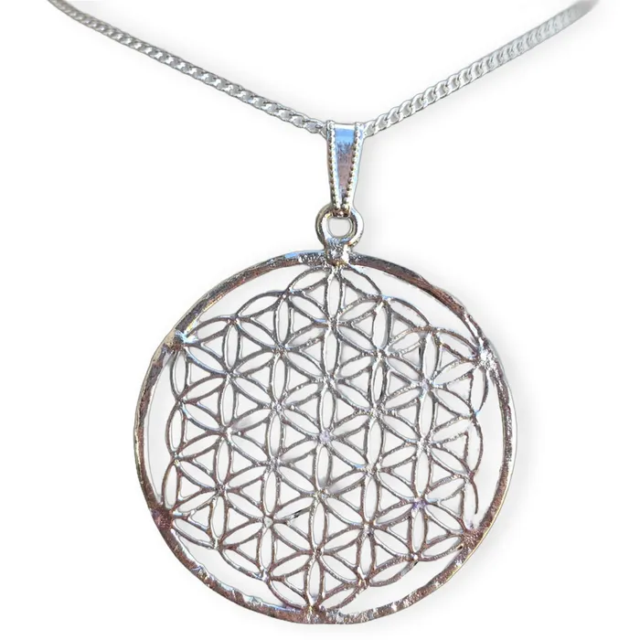 Magic Crystals Necklaces Flower of Life Pendant Necklace