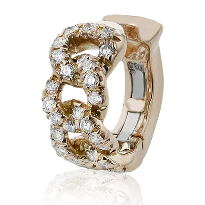 PreStyled Sets International Diamond Center Simon G le4629 Earring in 18k Gold with Diamonds PreStyled Sets International Diamond Center Simon G le4629 Earring in 18k Gold with Diamonds