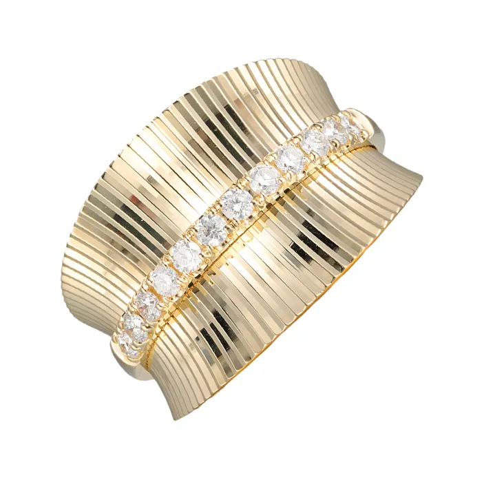 Rings Gems One 14Kt Yellow Gold Diamond 13Ctw Ring