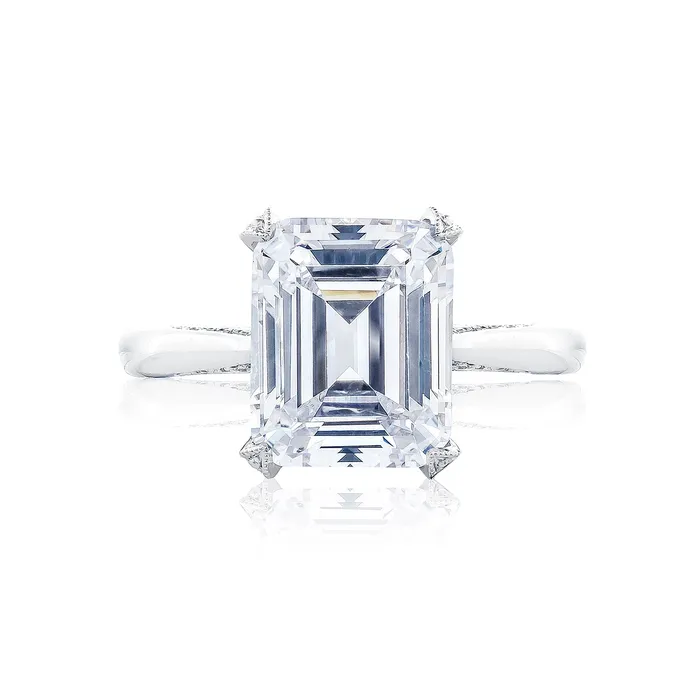 Rings International Diamond Center Tacori Platinum RoyalT Engagement Ring Setting 022 CTW Rings International Diamond Center Tacori Platinum RoyalT Engagement Ring Setting 022 CTW