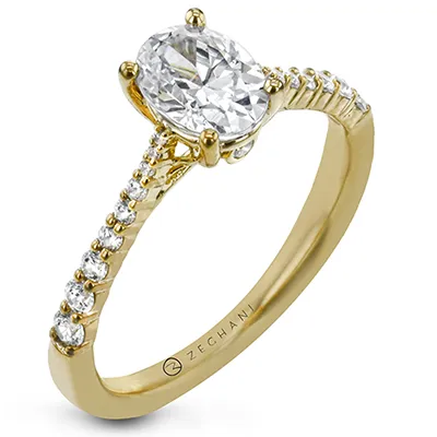 Rings International Diamond Center Zeghani Engagement Ring Setting ZR31PRER