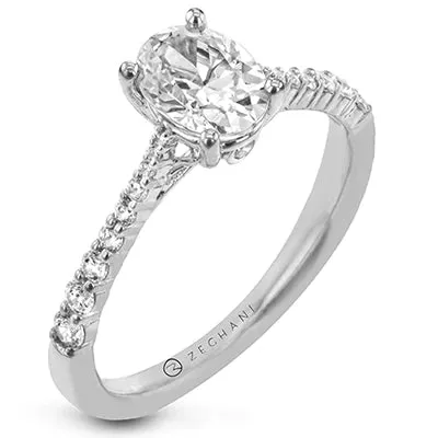 Rings International Diamond Center Zeghani Engagement Ring Setting ZR31PRER Rings International Diamond Center Zeghani Engagement Ring Setting ZR31PRER