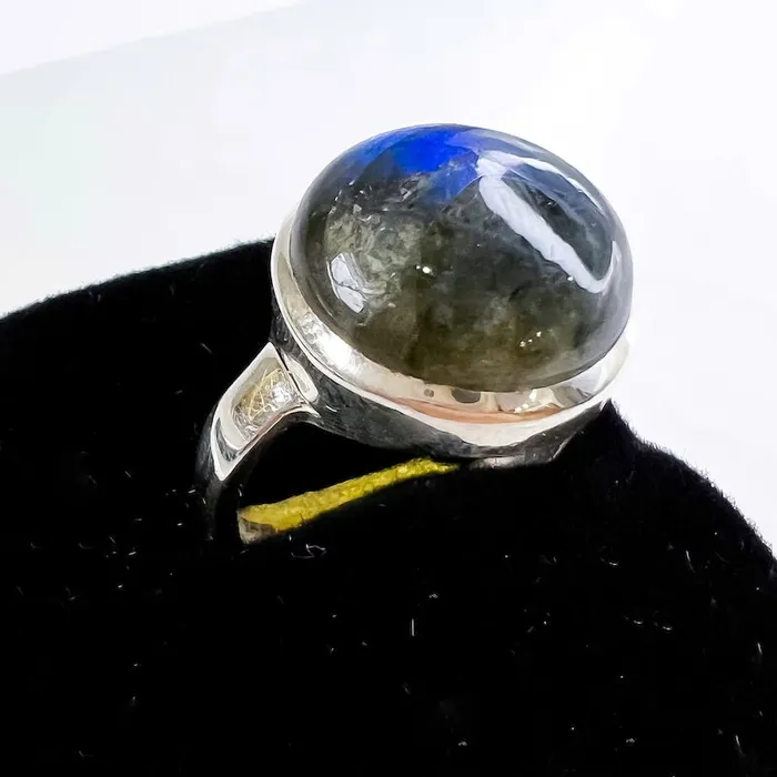 Rings Magic Crystals Labradorite Sterling 925 Silver Ring