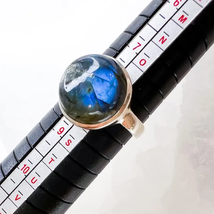 Rings Magic Crystals Labradorite Sterling 925 Silver Ring