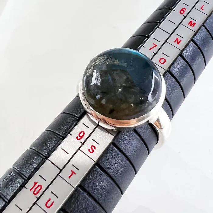 Rings Magic Crystals Labradorite Sterling 925 Silver Ring