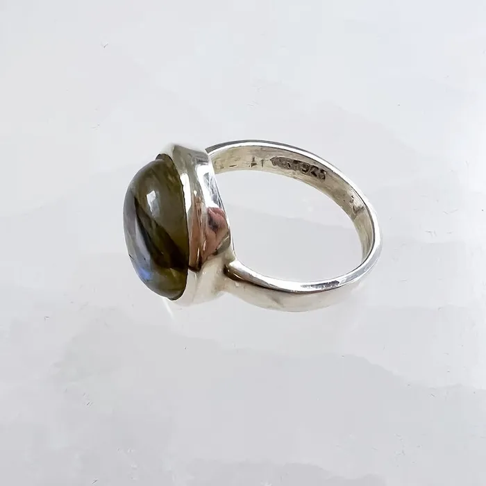 Rings Magic Crystals Labradorite Sterling 925 Silver Ring