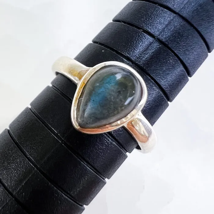 Rings Magic Crystals Labradorite Sterling 925 Silver Ring