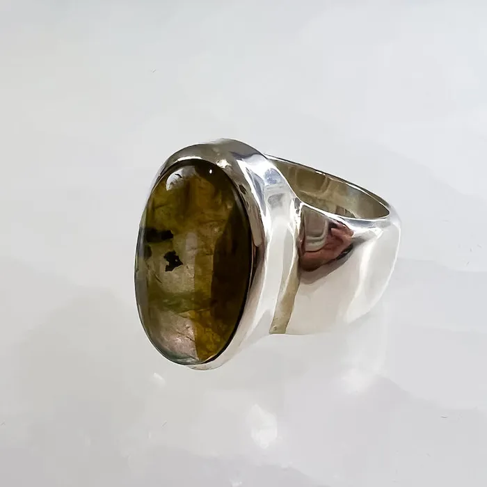 Rings Magic Crystals Labradorite Sterling 925 Silver Ring
