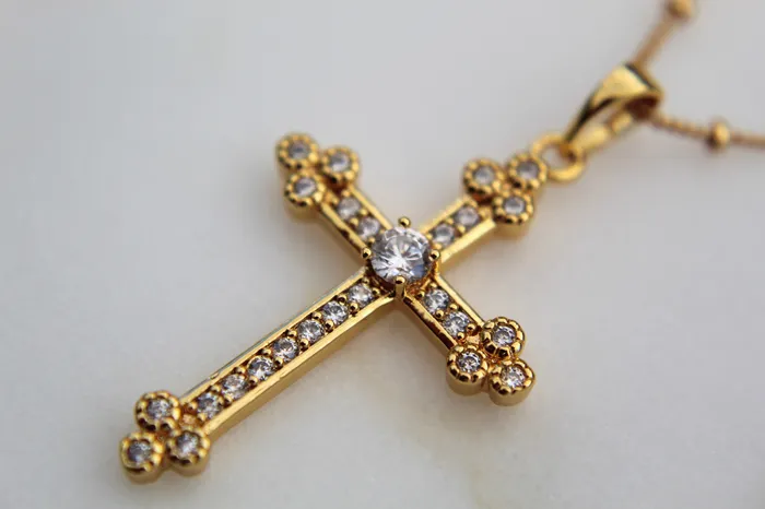 Royal Cross Necklace TheLittleCatholic Necklaces