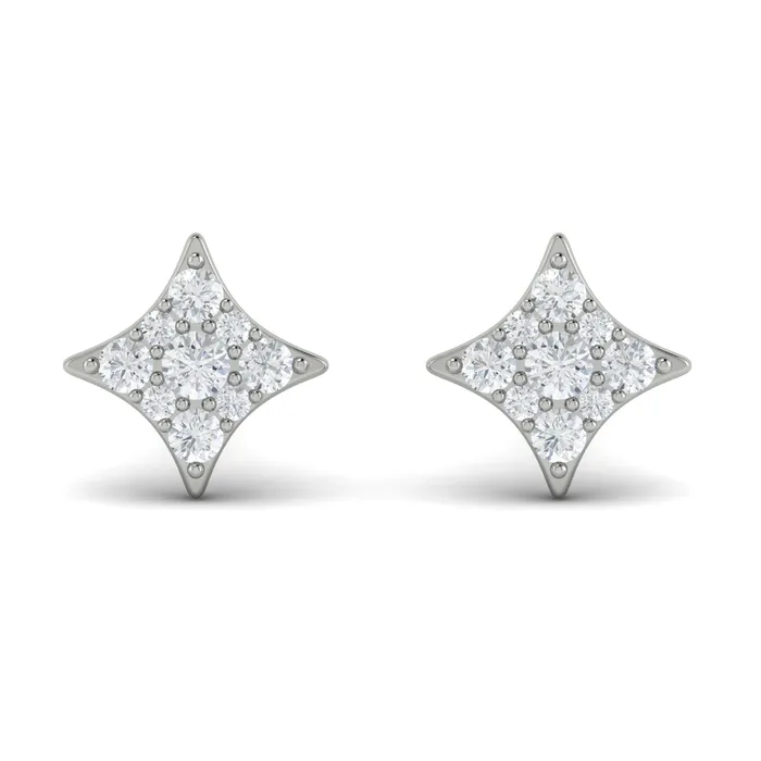 Shop IDC estore Earrings Vlora Estrella 14K Diamond Cluster Star Stud Earrings Diamond 029CTW