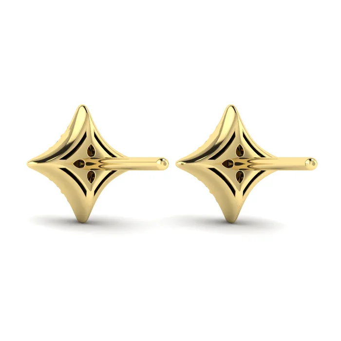 Shop IDC estore Earrings Vlora Estrella 14K Diamond Cluster Star Stud Earrings Diamond 029CTW