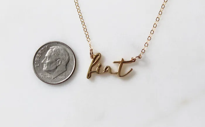 The Little Catholic Home Be Bold in the Broken Fiat Gift Set Book and Necklace Necklaces