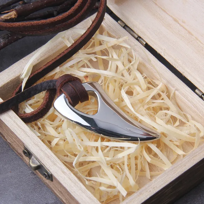 Valhalla Vikings Necklaces Viking Necklace Wolf Fang Pendant