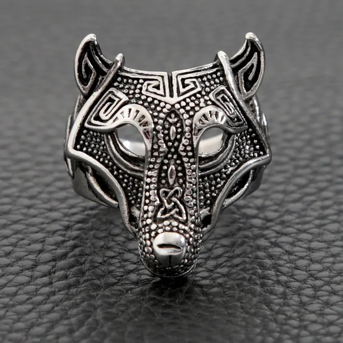 Valhalla Vikings Rings Viking Ring Silver Norse Wolf