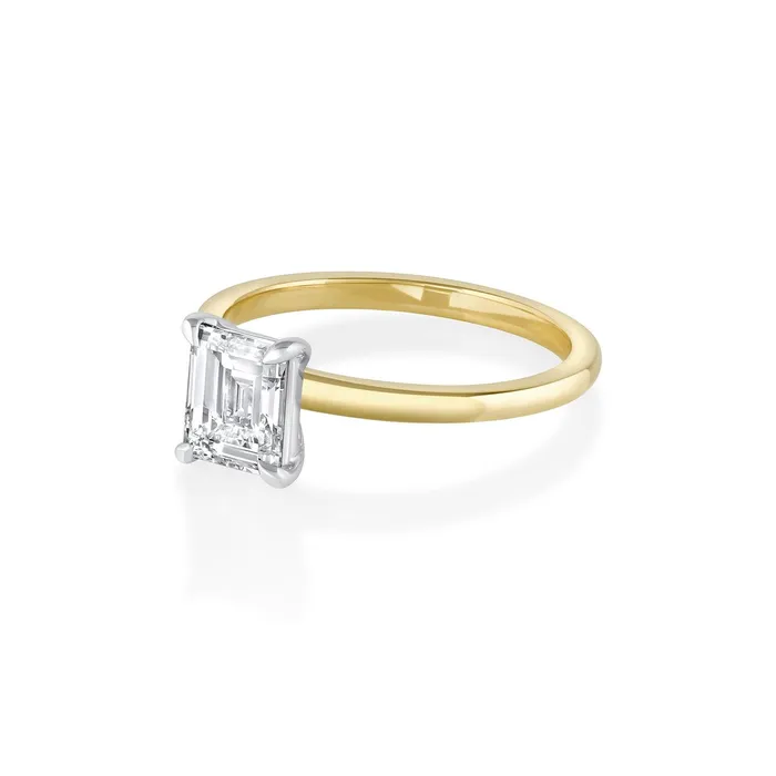 104ct Step Cut Baguette Diamond Ring Marrow Fine Rings