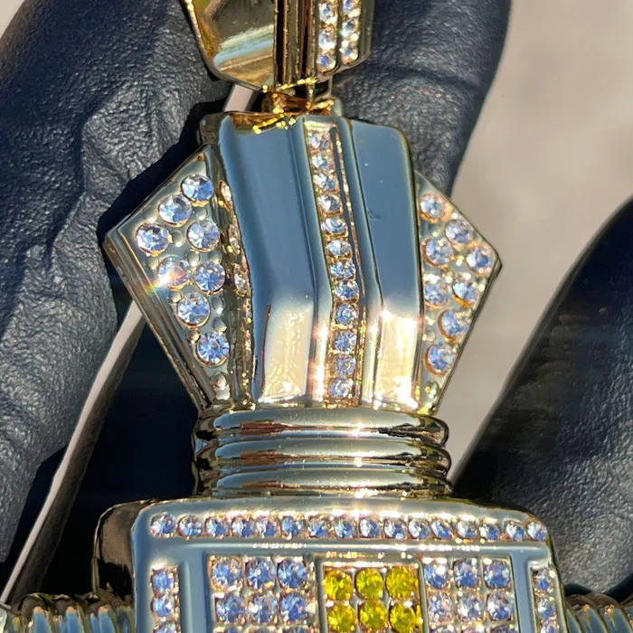 14K Gold Plated Huge Cross Pendant Iced White and Yellow Iced Flooded Out Bling Cartel Necklaces 14K Gold Plated Huge Cross Pendant Iced White and Yellow Iced Flooded Out Bling Cartel Necklaces