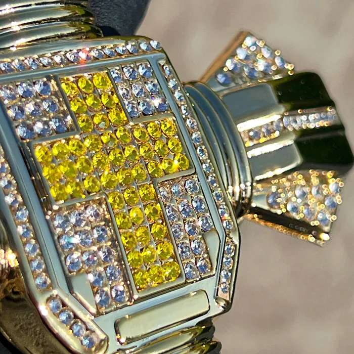 14K Gold Plated Huge Cross Pendant Iced White and Yellow Iced Flooded Out Bling Cartel Necklaces 14K Gold Plated Huge Cross Pendant Iced White and Yellow Iced Flooded Out Bling Cartel Necklaces