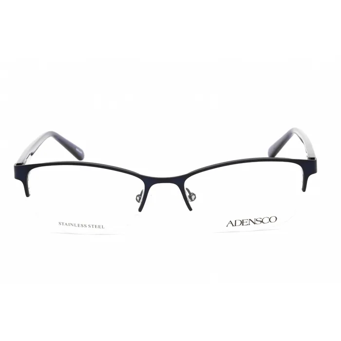 Adensco Bracelets Adensco Womens Eyeglasses Blue Stainless Steel Rectangular Frame AD 230 0PJP 00