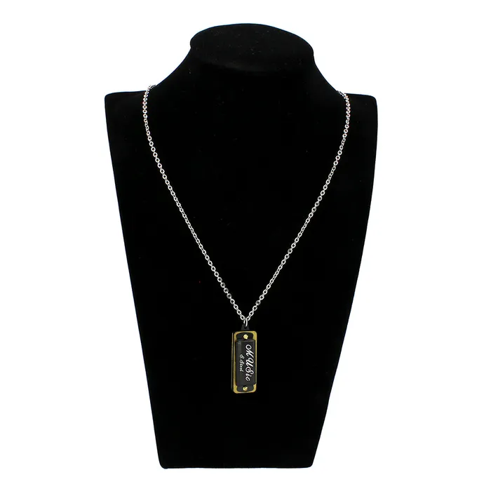 Alamode Necklaces TK3936 Two Tone IP Gold Ion Plating Stainless Steel Chain Pendant with NoStone in No Stone