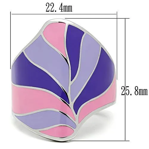 Alamode Rings TK256 High polished no plating Stainless Steel Ring with No Stone