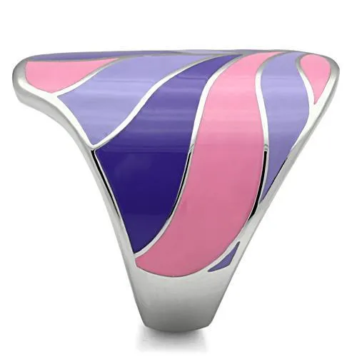Alamode Rings TK256 High polished no plating Stainless Steel Ring with No Stone