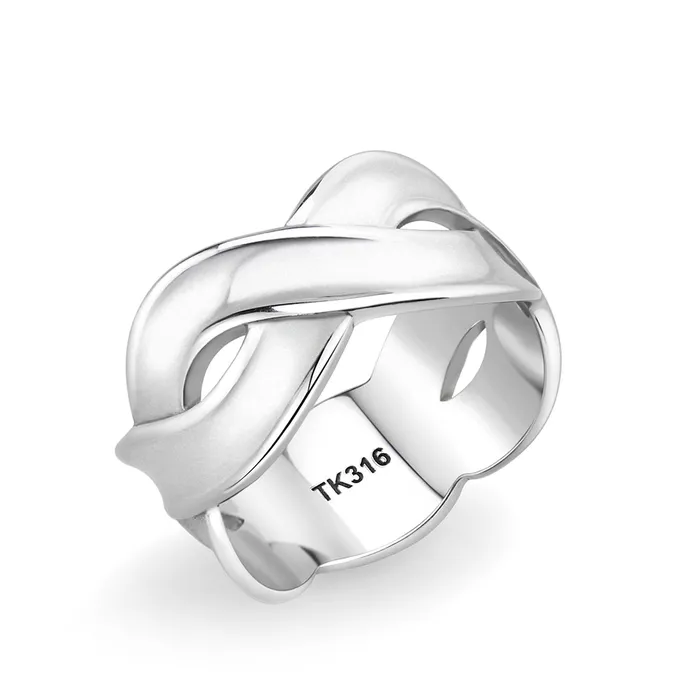 Alamode Rings TK3866 High polished no plating Stainless Steel Ring with NoStone in No Stone Alamode Rings TK3866 High polished no plating Stainless Steel Ring with NoStone in No Stone