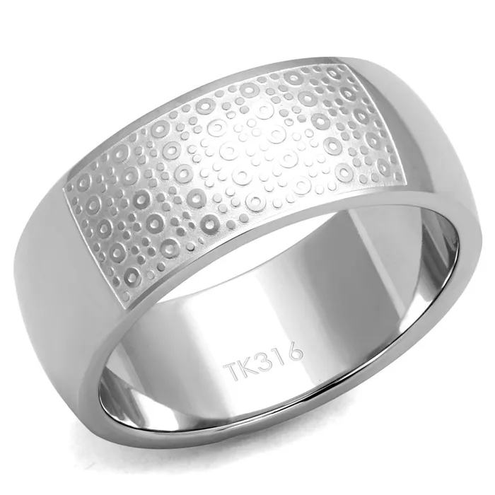 Alamode TK2945 High polished no plating Stainless Steel Ring with No Stone Rings Alamode TK2945 High polished no plating Stainless Steel Ring with No Stone Rings