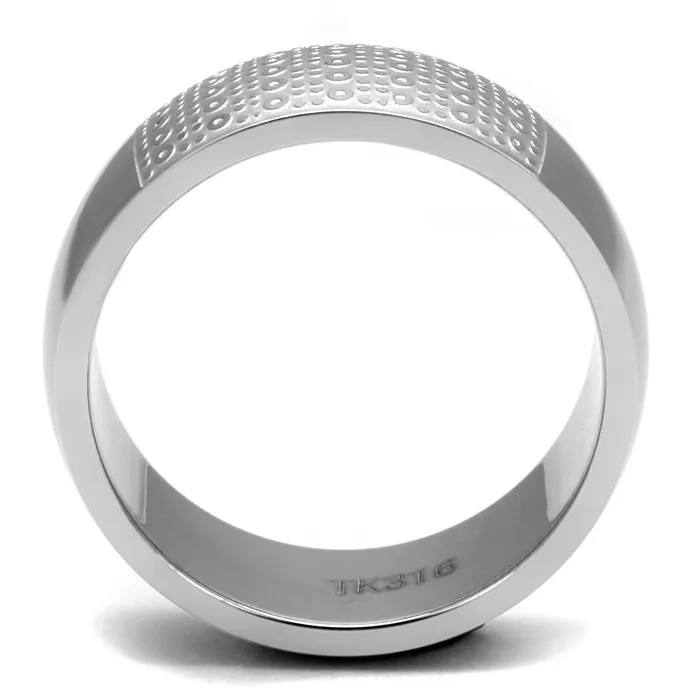 Alamode TK2945 High polished no plating Stainless Steel Ring with No Stone Rings