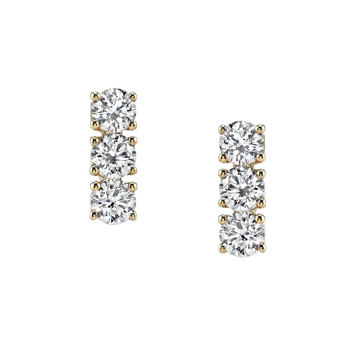 anitako Earrings THREE DOT DIAMOND EARRINGS