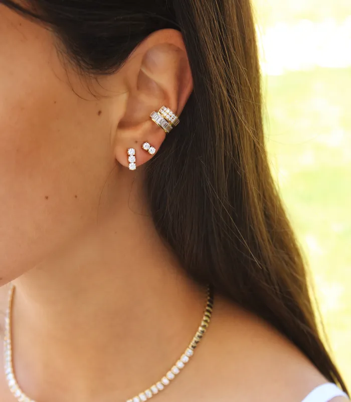 anitako Earrings THREE DOT DIAMOND EARRINGS