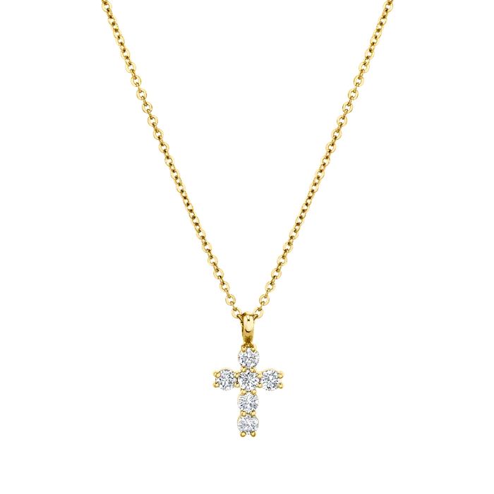 anitako Necklaces DIAMOND CROSS NECKLACE