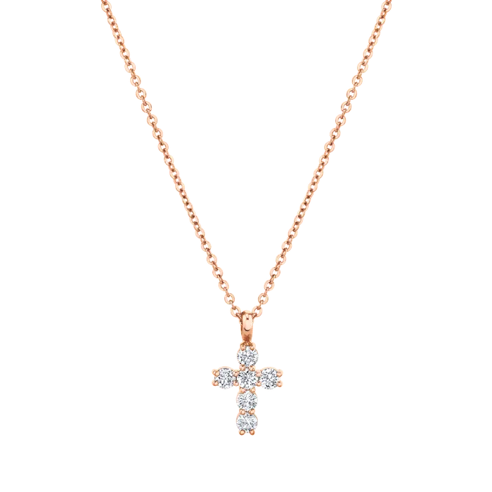 anitako Necklaces DIAMOND CROSS NECKLACE