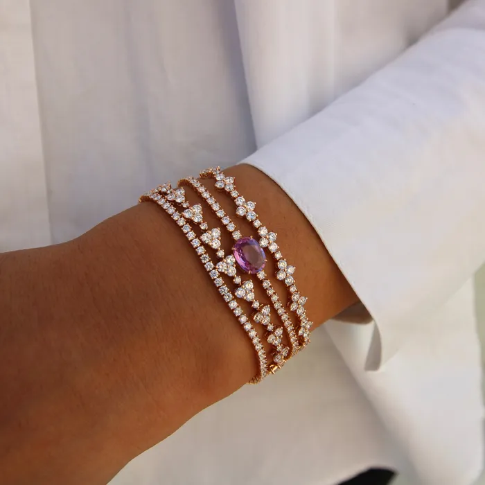 anitako TRIANGLE ETERNITY DIAMOND BRACELET Bracelets