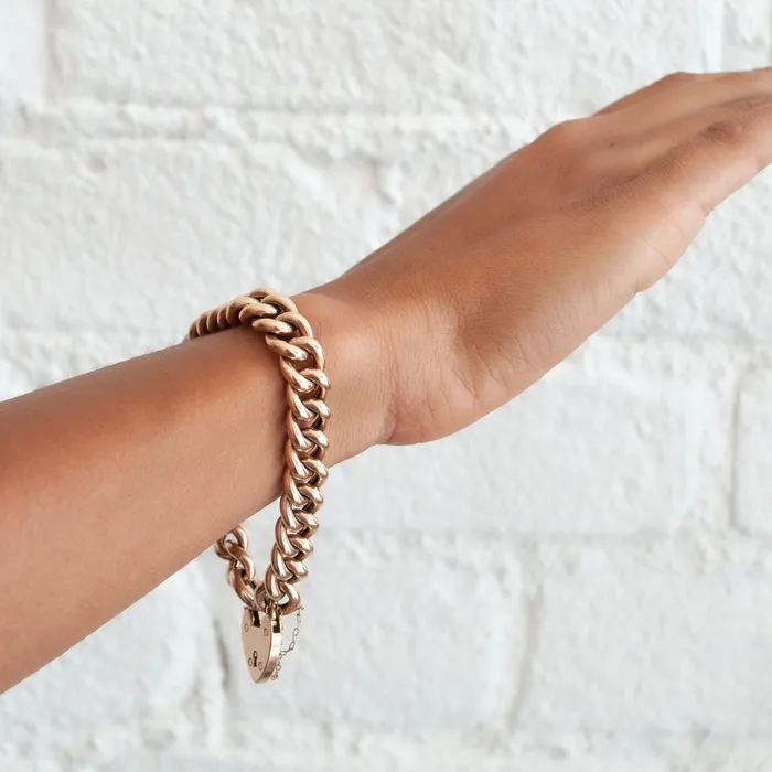 Antique Vintage Jewelry Bracelets Chester Heart Bracelet