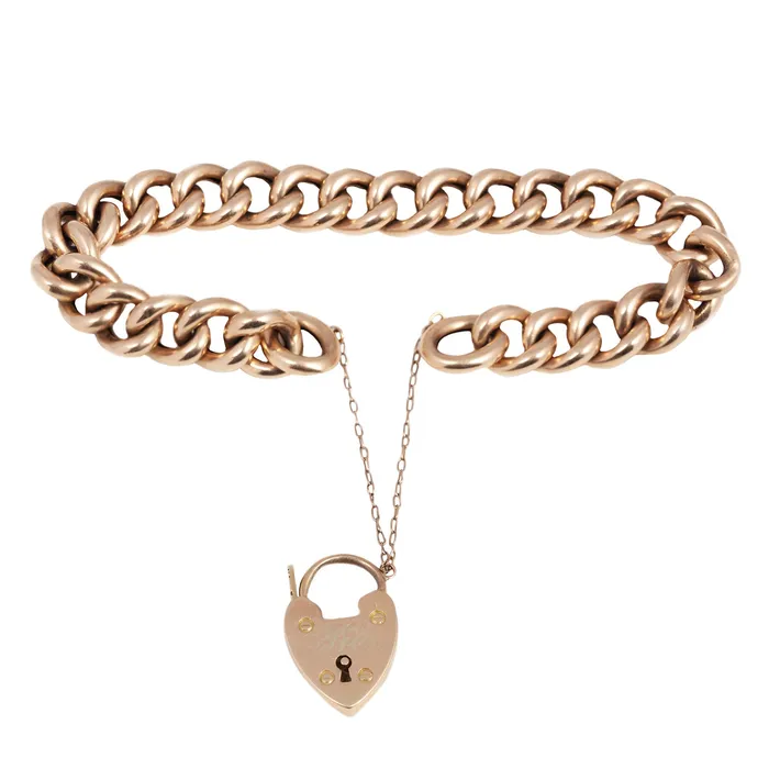 Antique Vintage Jewelry Bracelets Chester Heart Bracelet