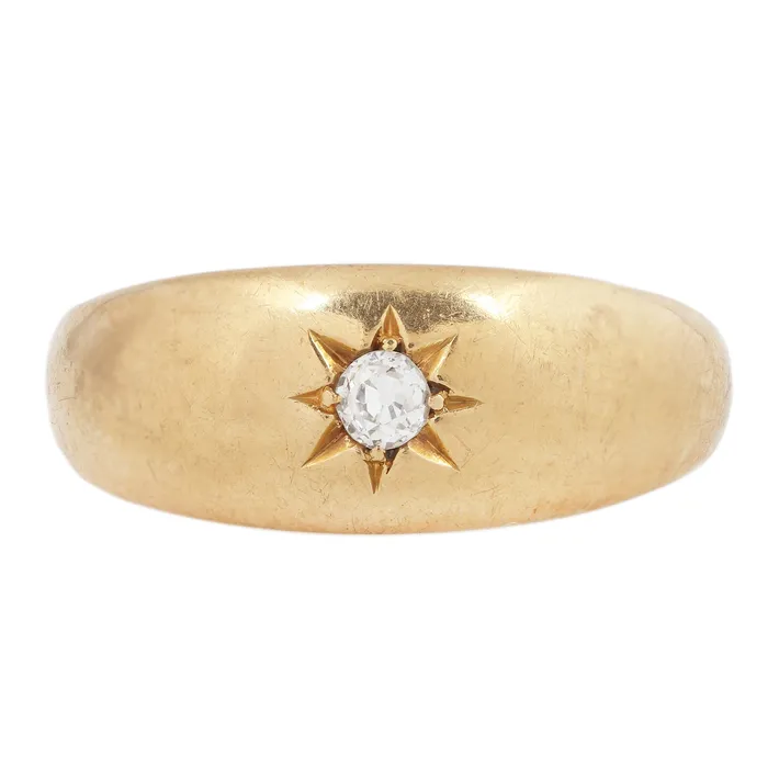 Antique Vintage Jewelry Rings Cheshire Diamond Star Ring