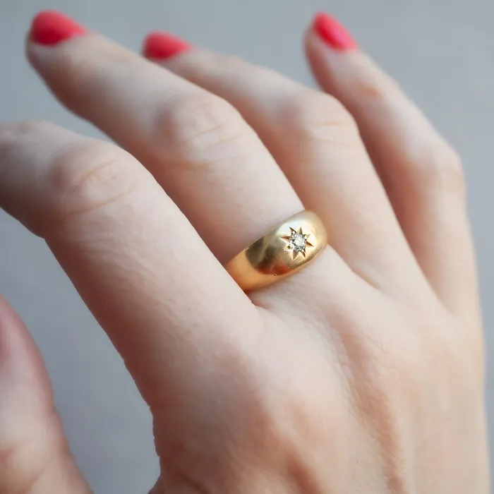 Antique Vintage Jewelry Rings Cheshire Diamond Star Ring