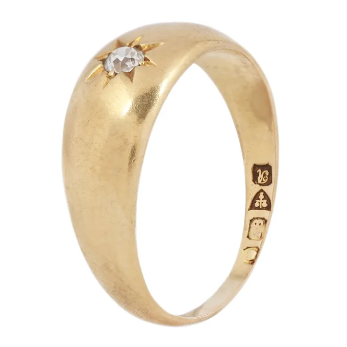 Antique Vintage Jewelry Rings Cheshire Diamond Star Ring