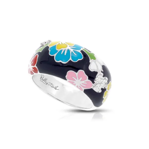 Belle Etoile Sakura Ring Black Belle Etoile Rings