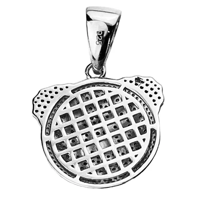 Bling Cartel Admin 925 Sterling Silver Clown Emoji Pendant CZ Iced Flooded Out Necklaces Bling Cartel Admin 925 Sterling Silver Clown Emoji Pendant CZ Iced Flooded Out Necklaces
