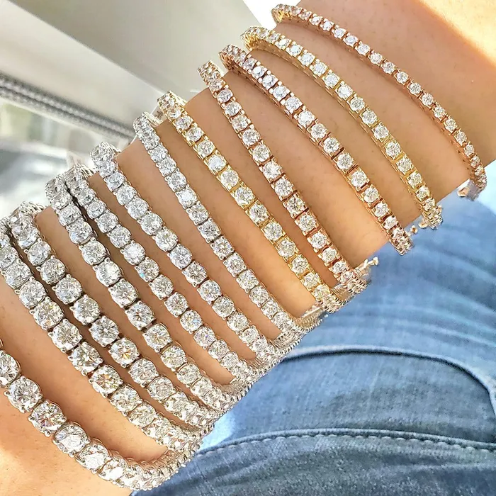 Bracelets 1500 cttw Forever One Moissanite Tennis Bracelet deBebians Bracelets 1500 cttw Forever One Moissanite Tennis Bracelet deBebians