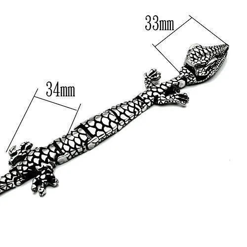 Bracelets Alamode TK446 High polished no plating Stainless Steel Bracelet with No Stone