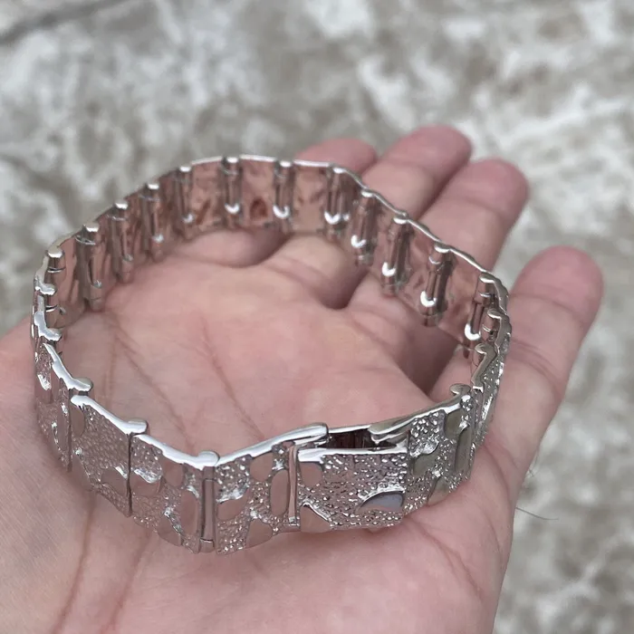 Bracelets Bling Cartel Nugget Bracelet Real Solid 925 Sterling Silver 85 x 16MM Thick Bracelets Bling Cartel Nugget Bracelet Real Solid 925 Sterling Silver 85 x 16MM Thick