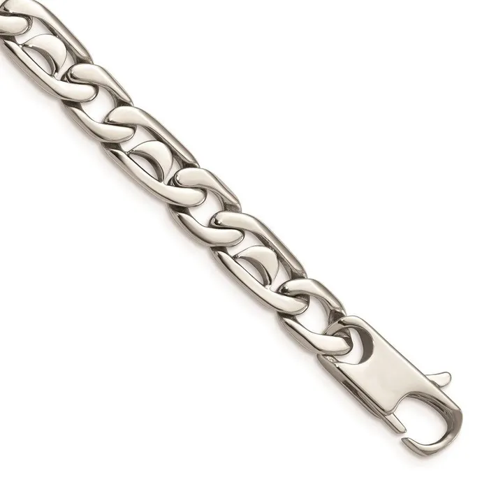 Bracelets Chisel Stainless Steel Polished Links Bracelet